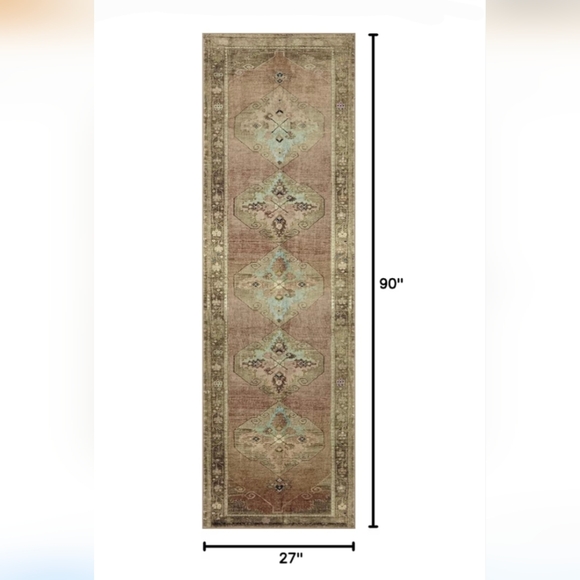 Vintage Style Runner Rug - Picture 1 of 9